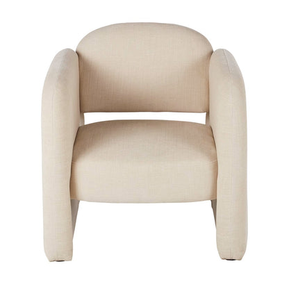 Fauteuil Japandi beige minimaliste – People