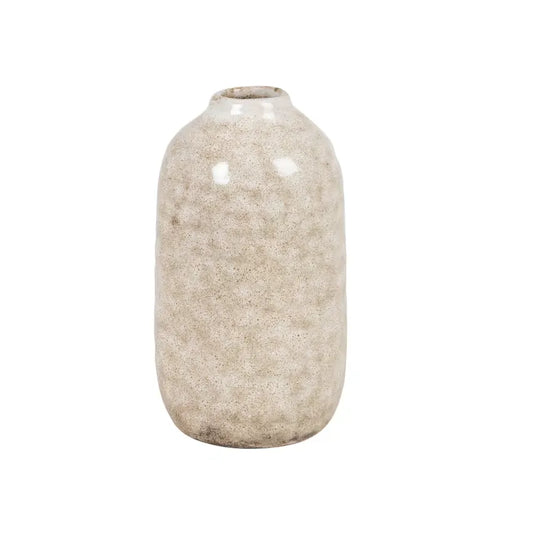 Vase Japandi Grès Beige H12 – Floyen