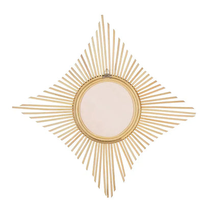 Miroir Japandi Rotin Naturel 60×60 – Majene