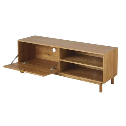 Meuble TV Japandi Vintage Fibre Végétale – Tarifa