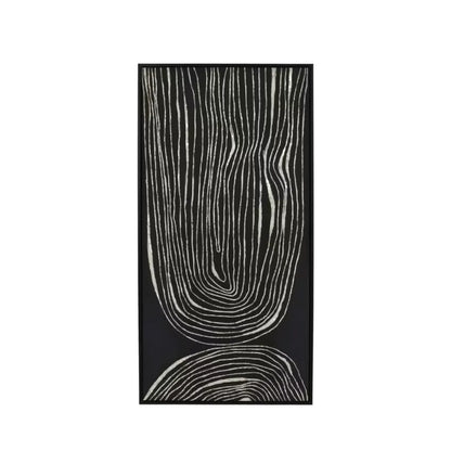 Toile Japandi Cadre Noir – Sestri II