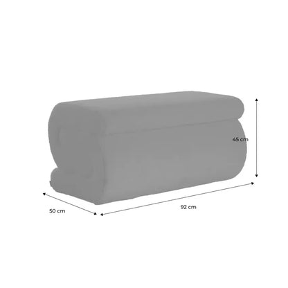 Banc Japandi Bouclette Crème Design – Sasha