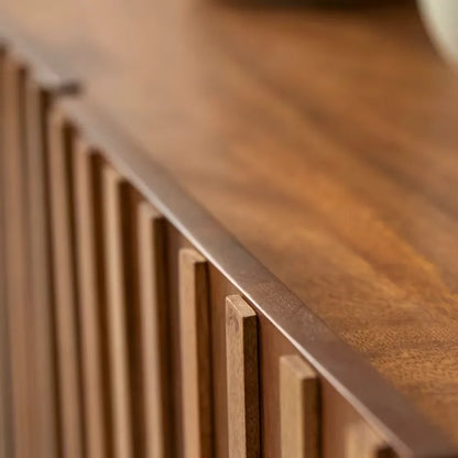 Meuble TV Japandi Manguier Massif 140 cm – Milo