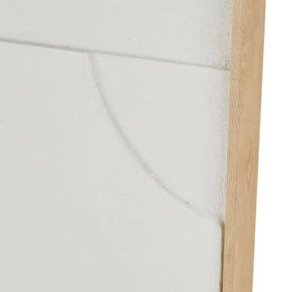 Toile Japandi Triptyque Abstrait Reliefs Écrus 180x120 – Hebi