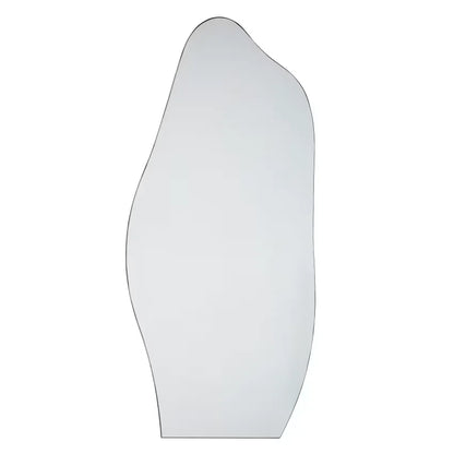 Miroir Japandi Organique Acier Noir 82×180 – Pablo