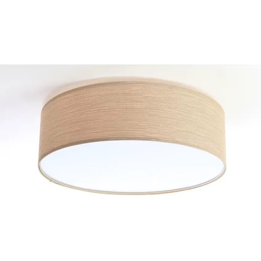 Plafonnier Japandi Tissu & Bois Clair – Natural