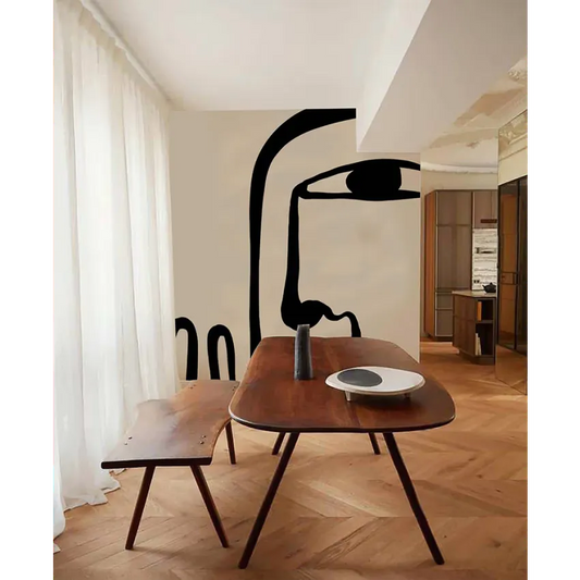 Papier peint Japandi Visage 300x200 cm – Les Jazz