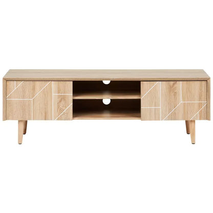 Meuble TV Japandi Marron Clair – Franklin