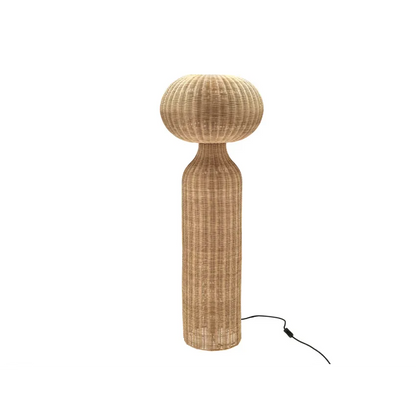 Lampadaire Japandi Rotin Naturel – Vinka