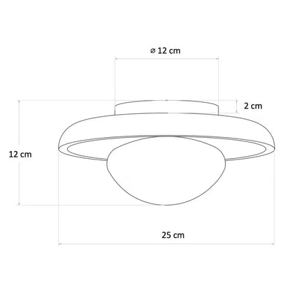 Plafonnier Japandi Verre Beige/Blanc & Bois – Jio