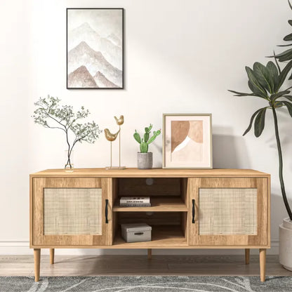 Buffet Japandi Effet Cannage & Bois – Artic