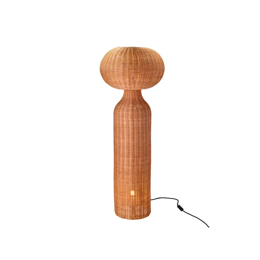 Lampadaire Japandi Rotin Naturel – Vinka