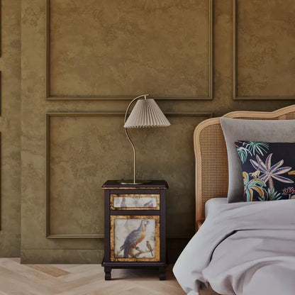 Lit Japandi 160 × 200 Bois de Bouleau & Cannage Rotin – Auguste