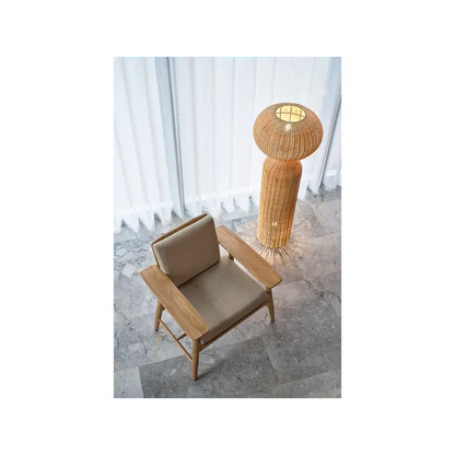 Lampadaire Japandi Rotin Naturel – Vinka
