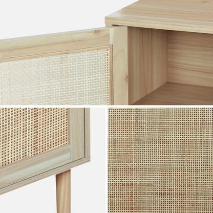 Tables de chevet Japandi Cannage – Camargue