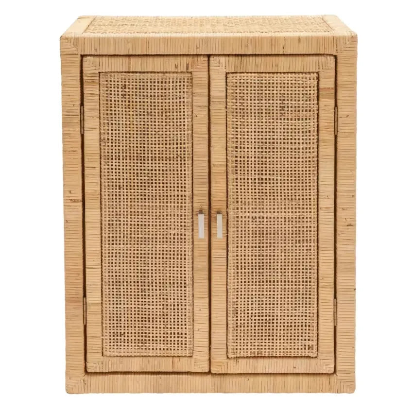 Étagère Japandi Cannage Rotin Beige – Saigon