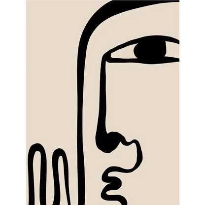 Papier peint Japandi Visage 300x200 cm – Les Jazz