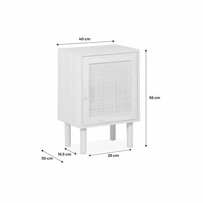 Tables de chevet Japandi Cannage – Camargue