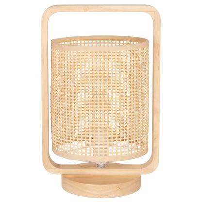 Lampe Japandi Hévéa & Bambou – Griffin