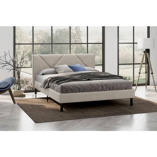 Lit Japandi – Demi-carré Beige – Zeffirio