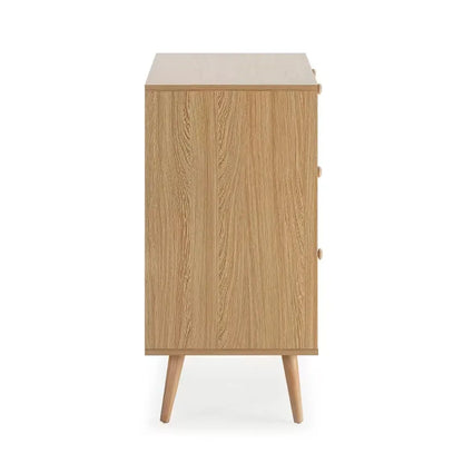 Commode Japandi Chêne 3 Tiroirs – Luna