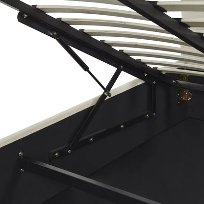 Lit Japandi 180x200 Tissu Blanc – Vincennes