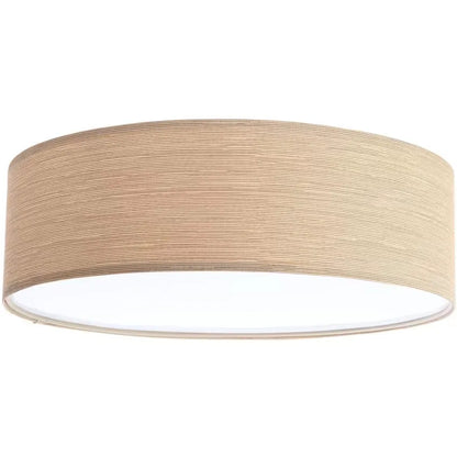 Plafonnier Japandi Tissu & Bois Clair – Natural