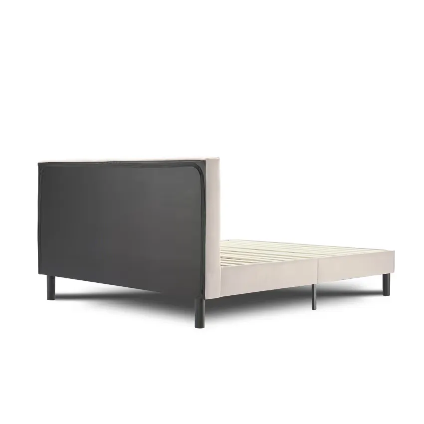 Lit Japandi – Demi-carré Beige – Zeffirio