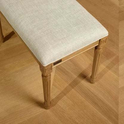 Banc Japandi Hévéa & Lin Beige – Stephen