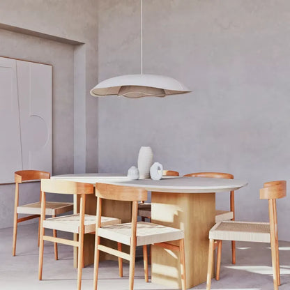 Suspension Japandi Lin Beige Crème – Mirave