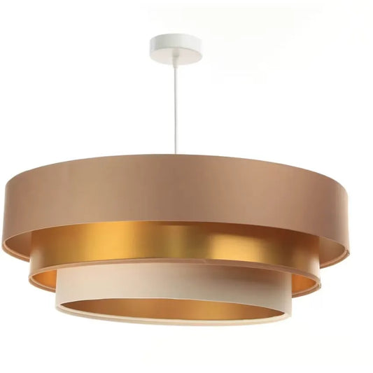 Suspension Japandi Tissu Beige – Triniti