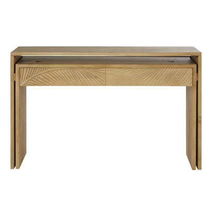 Bureau Japandi Console 2 tiroirs Manguier – Tanzania