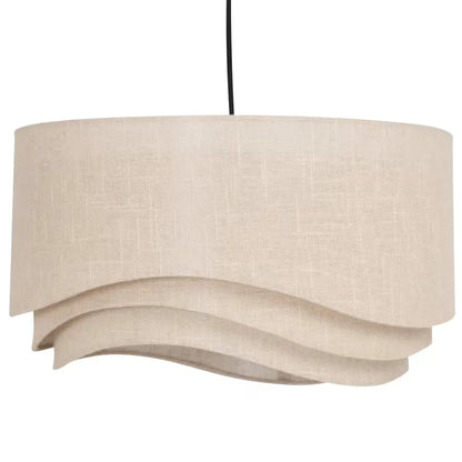 Suspension Japandi Tissu Beige – Wavea