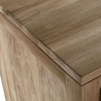 Commode Japandi Teck Massif 120 cm – Aldo