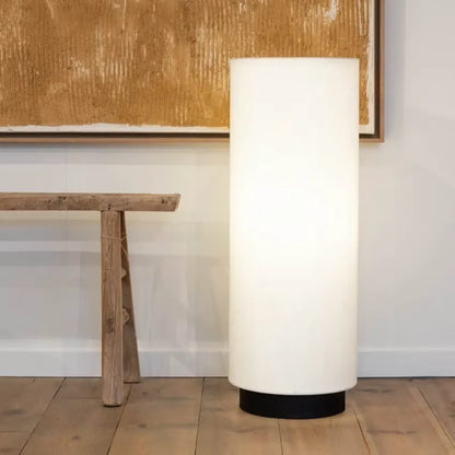 Lampadaire Japandi Lin Blanc & Noir – Elmo