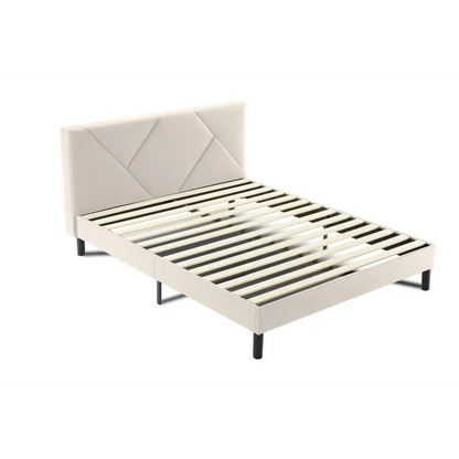 Lit Japandi – Demi-carré Beige – Zeffirio