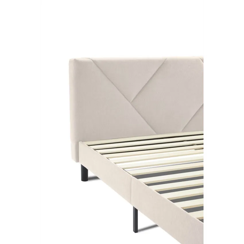 Lit Japandi – Demi-carré Beige – Zeffirio