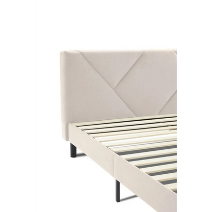 Lit Japandi – Demi-carré Beige – Zeffirio