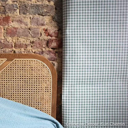 Lit Japandi 140x190 Chêne & Cannage Naturel – Leonie