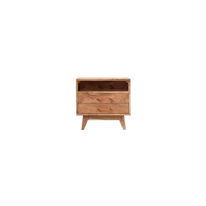 Table de chevet Japandi Acacia Massif – Oslo
