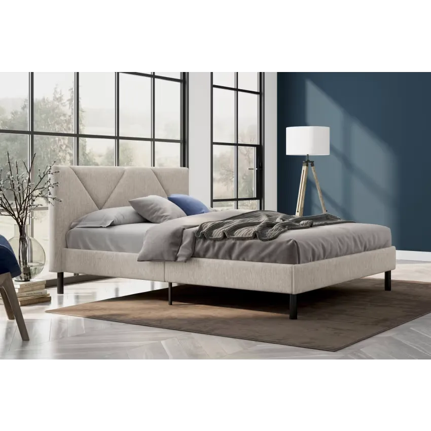 Lit Japandi – Demi-carré Beige – Zeffirio