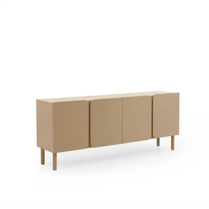Buffet Japandi Beige Bords Arrondis – Orea