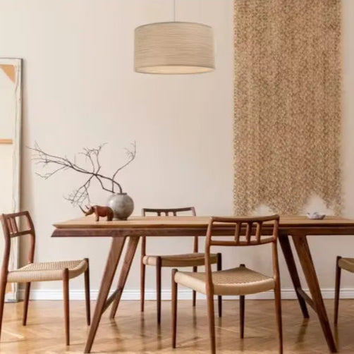 Suspension Japandi Tissu Beige – Roletowe