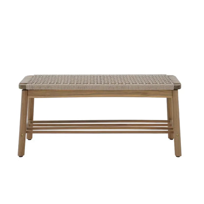 Banc Japandi Acacia & Corde Beige – Tavao