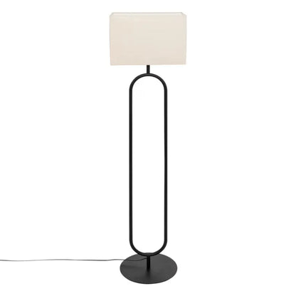 Lampadaire Japandi Métal Noir – Sora