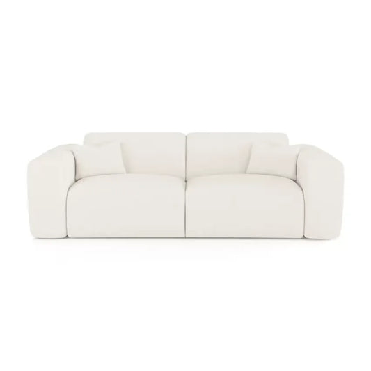 Canapé Japandi Convertible Express 160 cm Bouclette Crème – Myra
