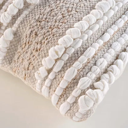Coussin Japandi Déhoussable Beige 40×40 – Naya