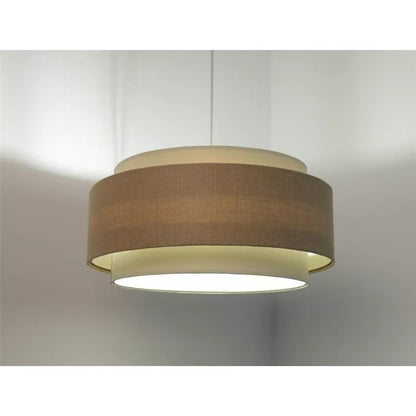Suspension Japandi Tissu Beige 50×50×25 – Doblo