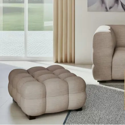 Pouf Japandi Nuage Beige Sable – Lilo