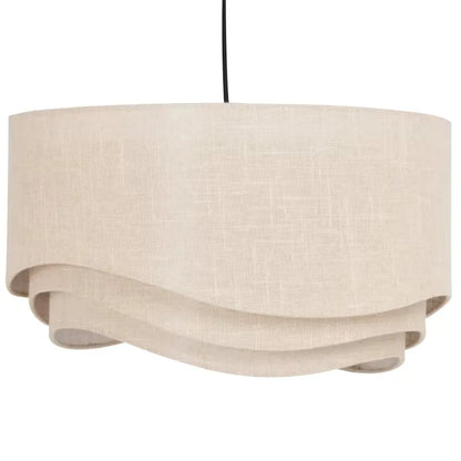 Suspension Japandi Tissu Beige – Wavea